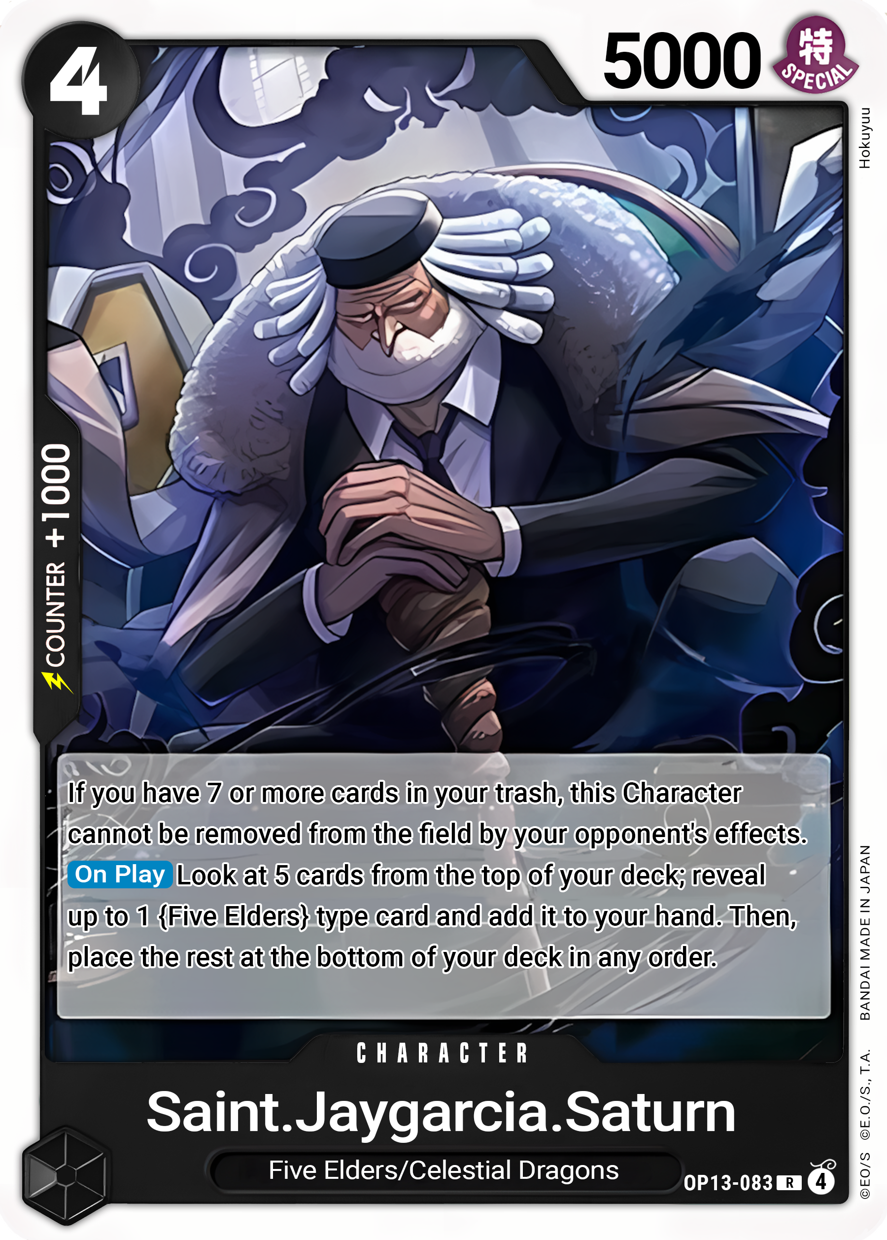 St. Jaygarcia Saturn (Alternate Art) (Foil) - One Piece TCG Card