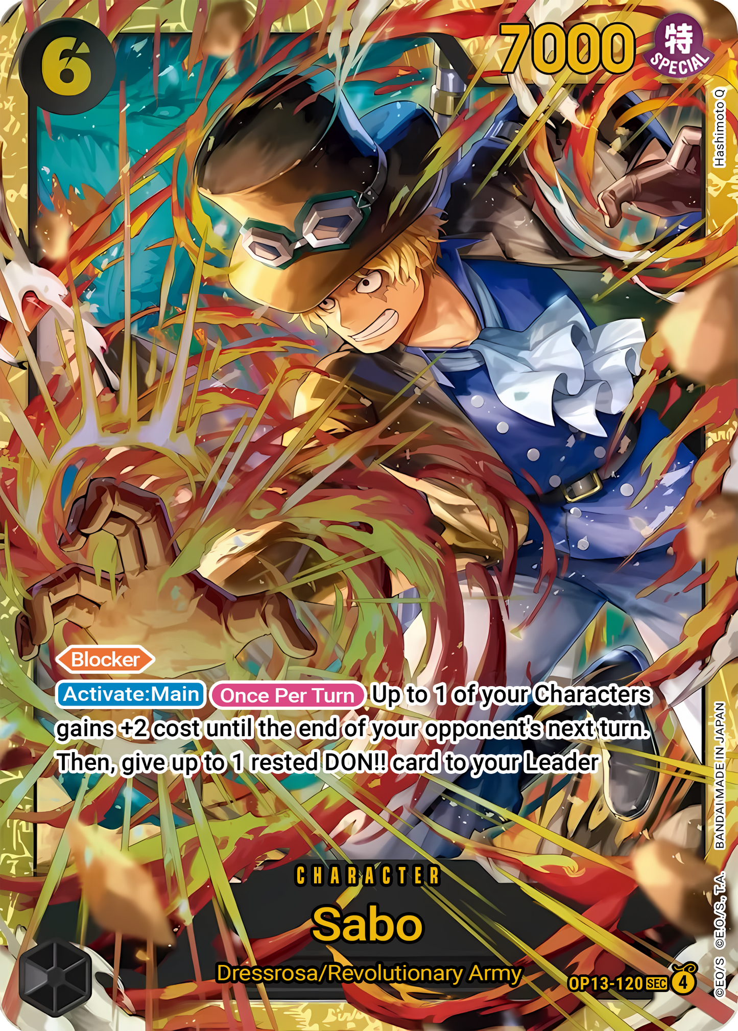 Sabo (120) (Parallel) (Foil) - One Piece TCG Card