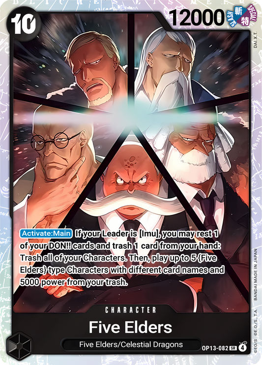 Five Elders (Foil) - One Piece TCG Card
