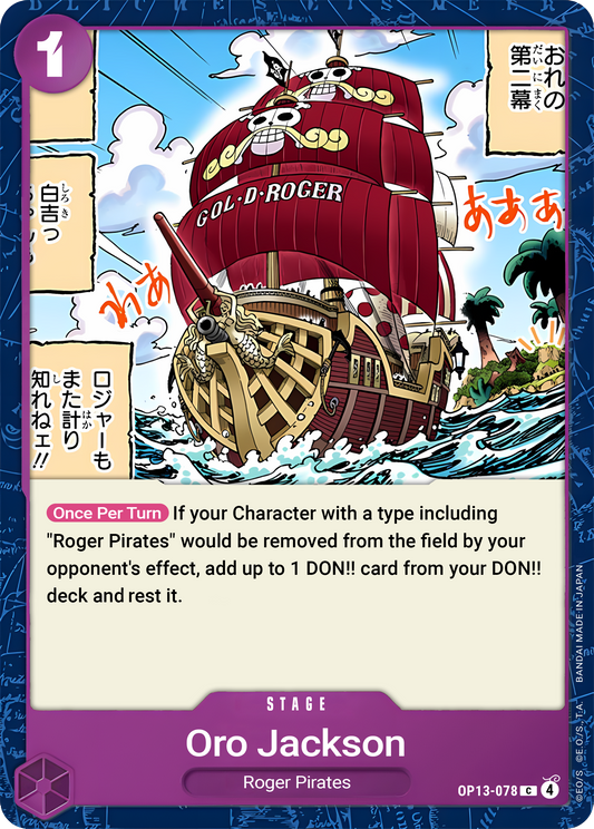 Oro Jackson - One Piece TCG Card