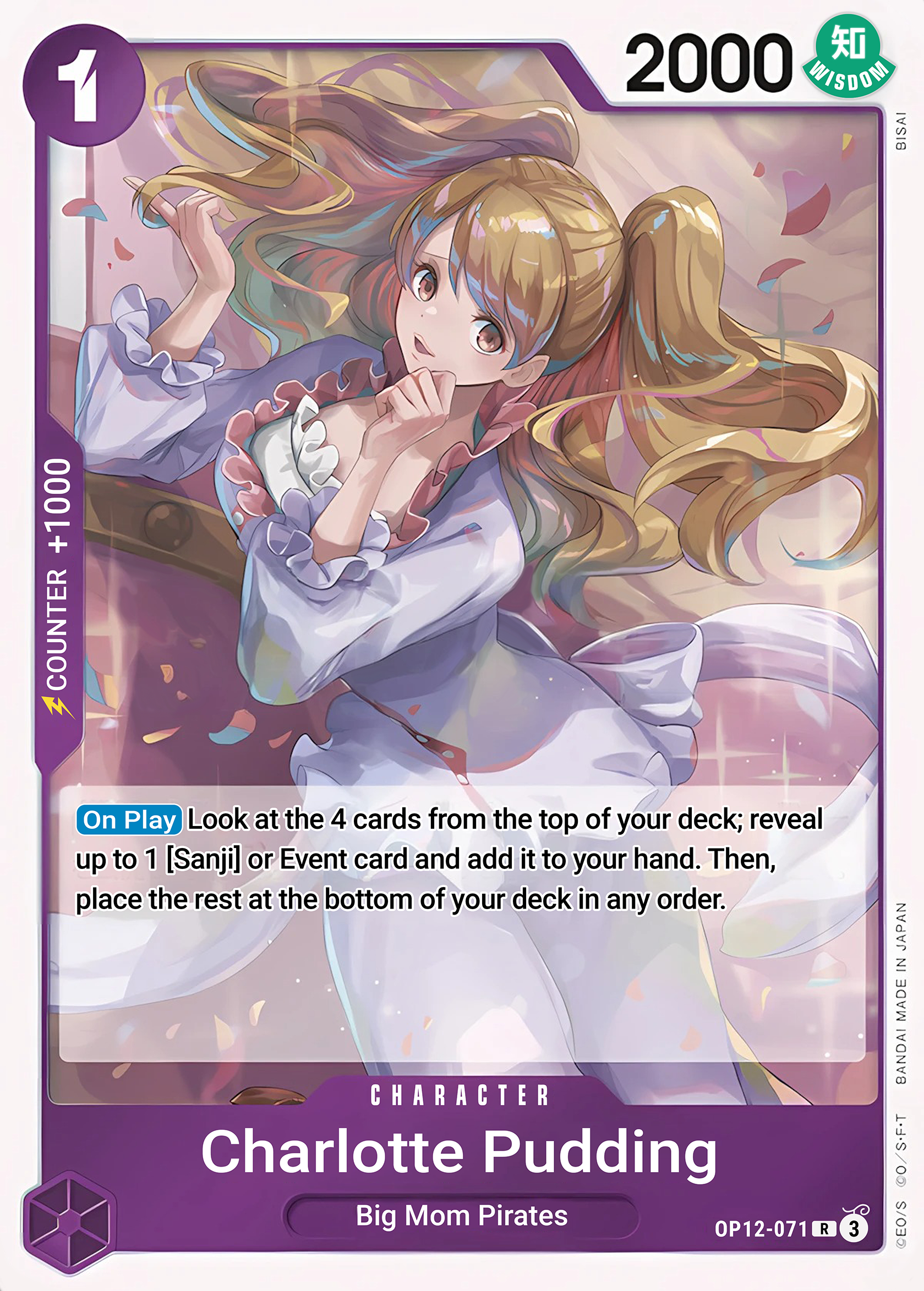 Charlotte Pudding (Foil) - One Piece TCG Card