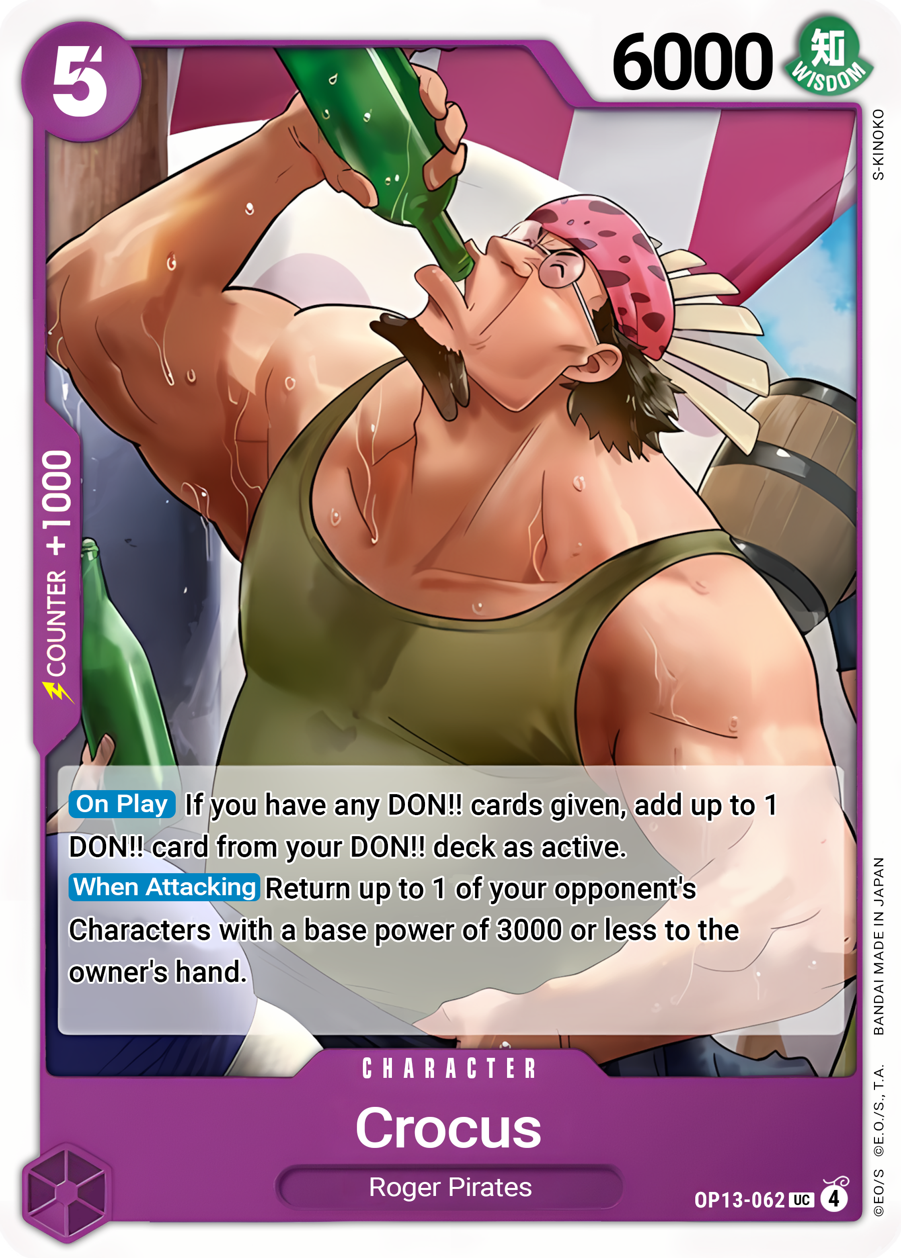 Crocus - One Piece TCG Card
