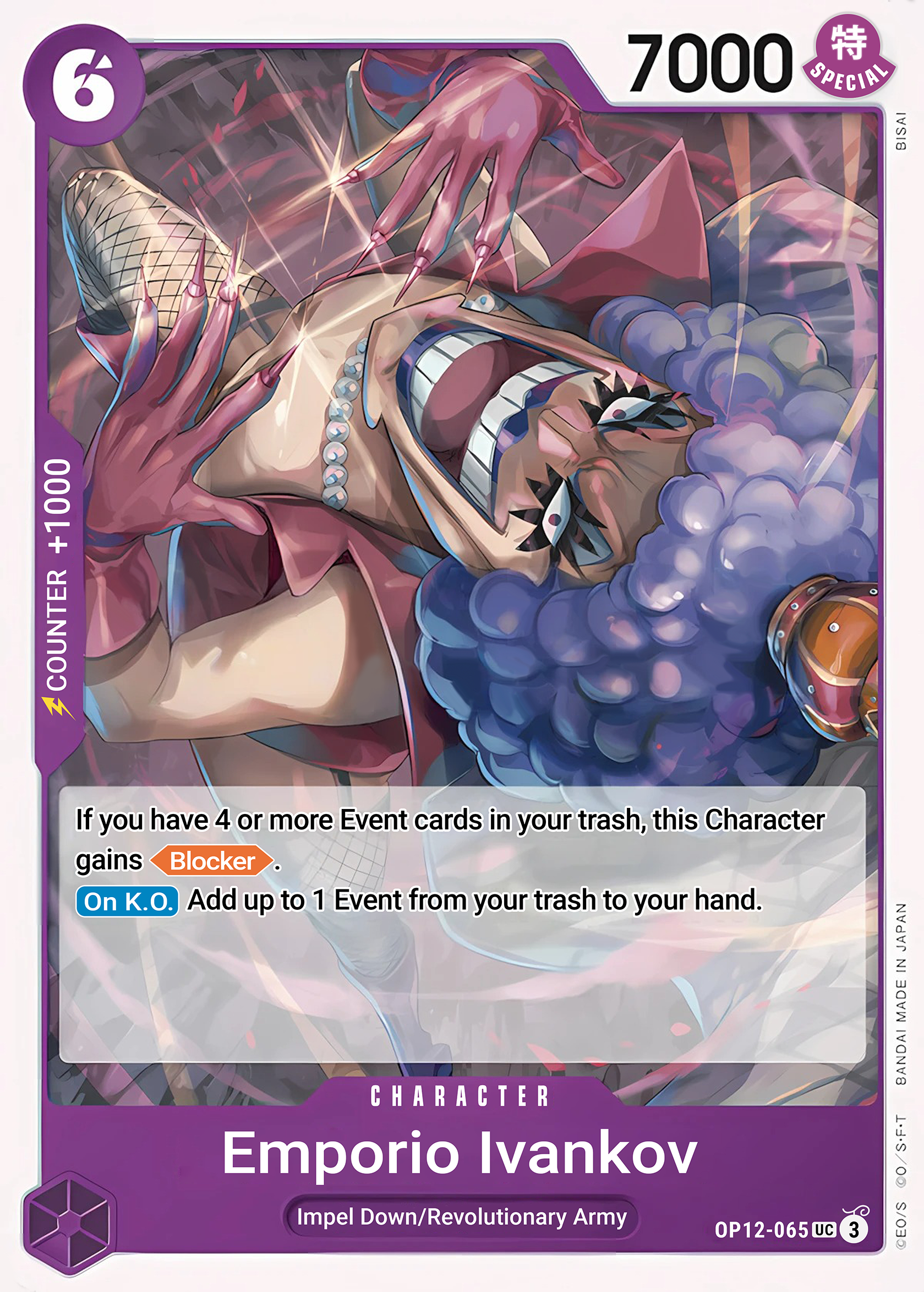 Emporio.Ivankov (065) - One Piece TCG Card
