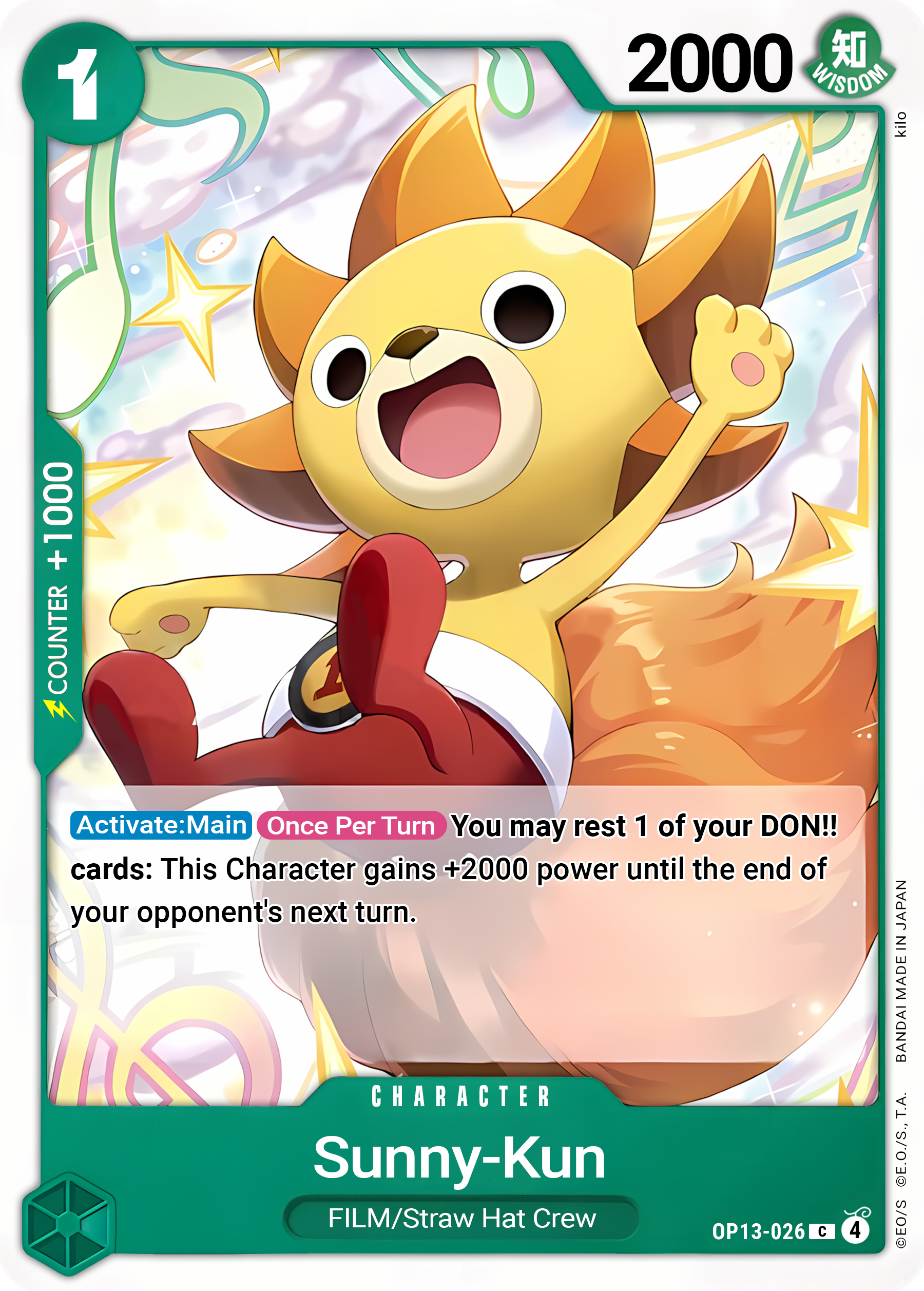 Sunny-Kun - One Piece TCG Card