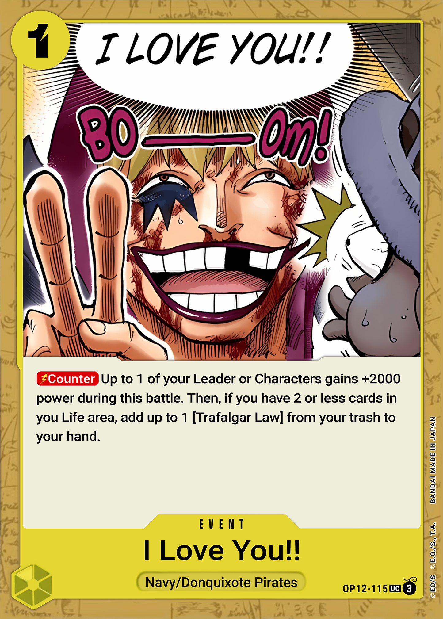 I Love You!! - One Piece TCG Card