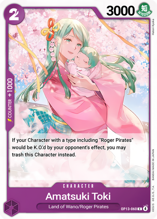 Amatsuki Toki - One Piece TCG Card