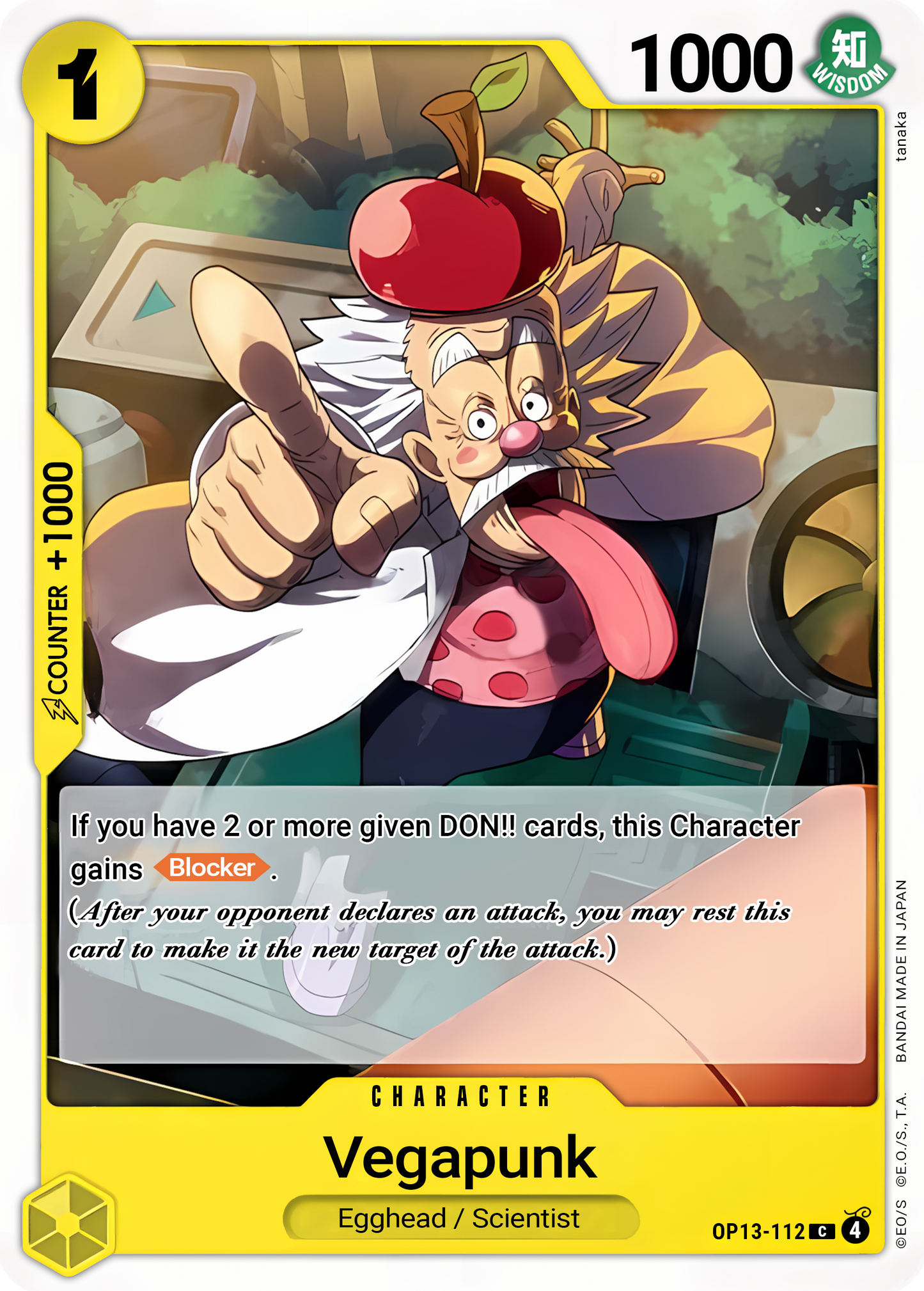 Vegapunk - One Piece TCG Card