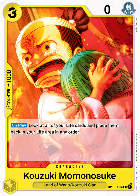 Kouzuki Momonosuke - One Piece TCG Card