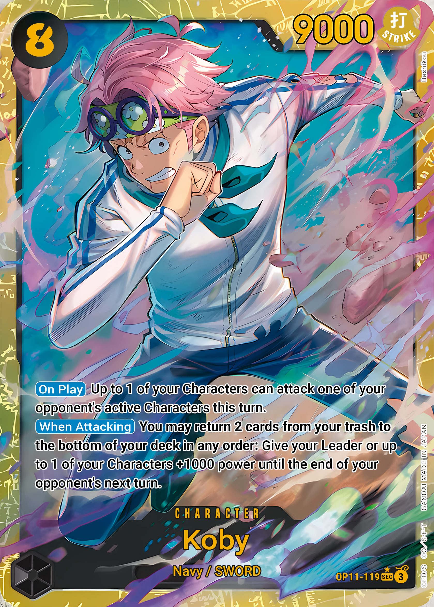 Koby (119) (Alternate Art) (Foil) - One Piece TCG Card