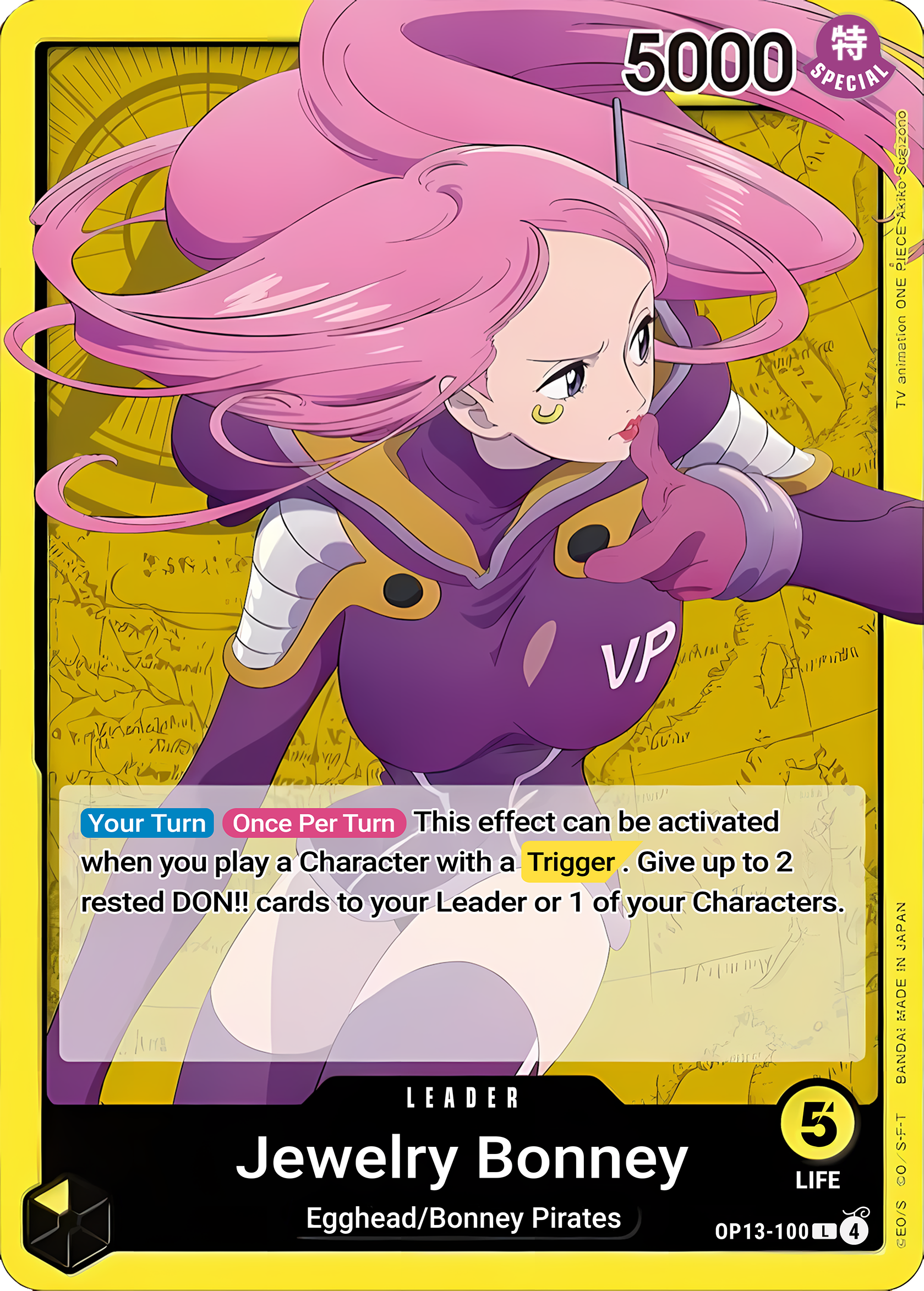 Jewelry Bonney (100) - One Piece TCG Card