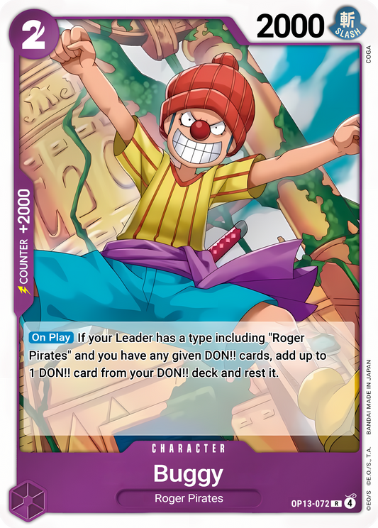 Buggy (Foil) - One Piece TCG Card