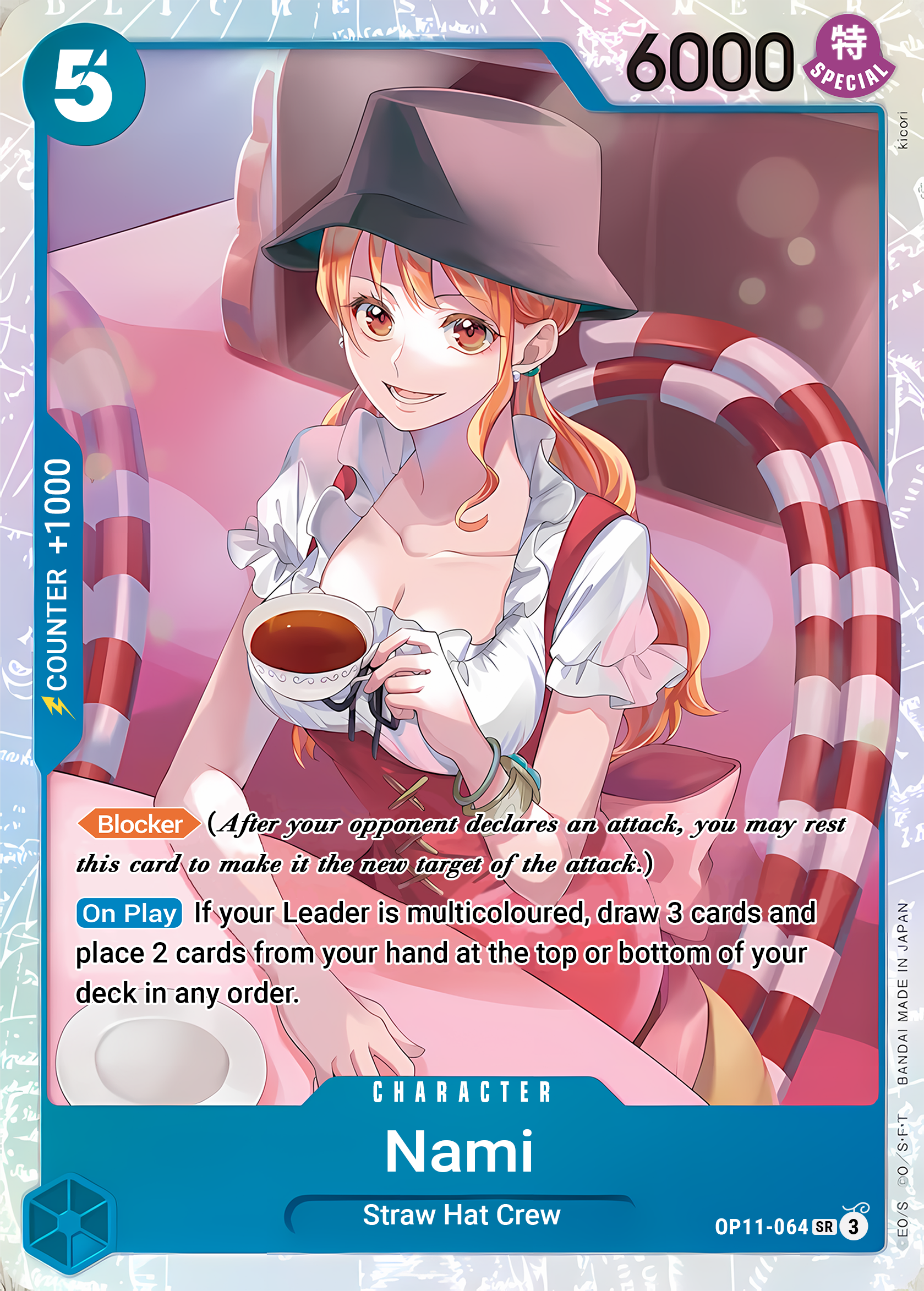 Nami (054) (Alternate Art) (Foil) - One Piece TCG Card