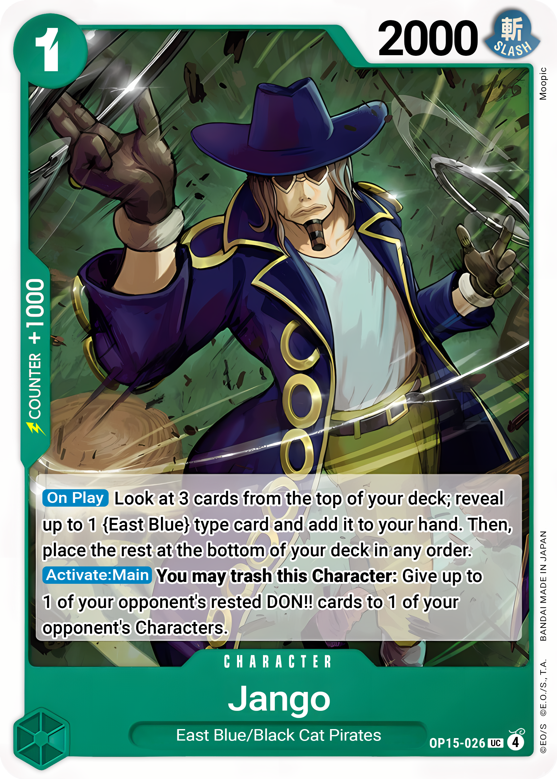 Jango - One Piece TCG Card