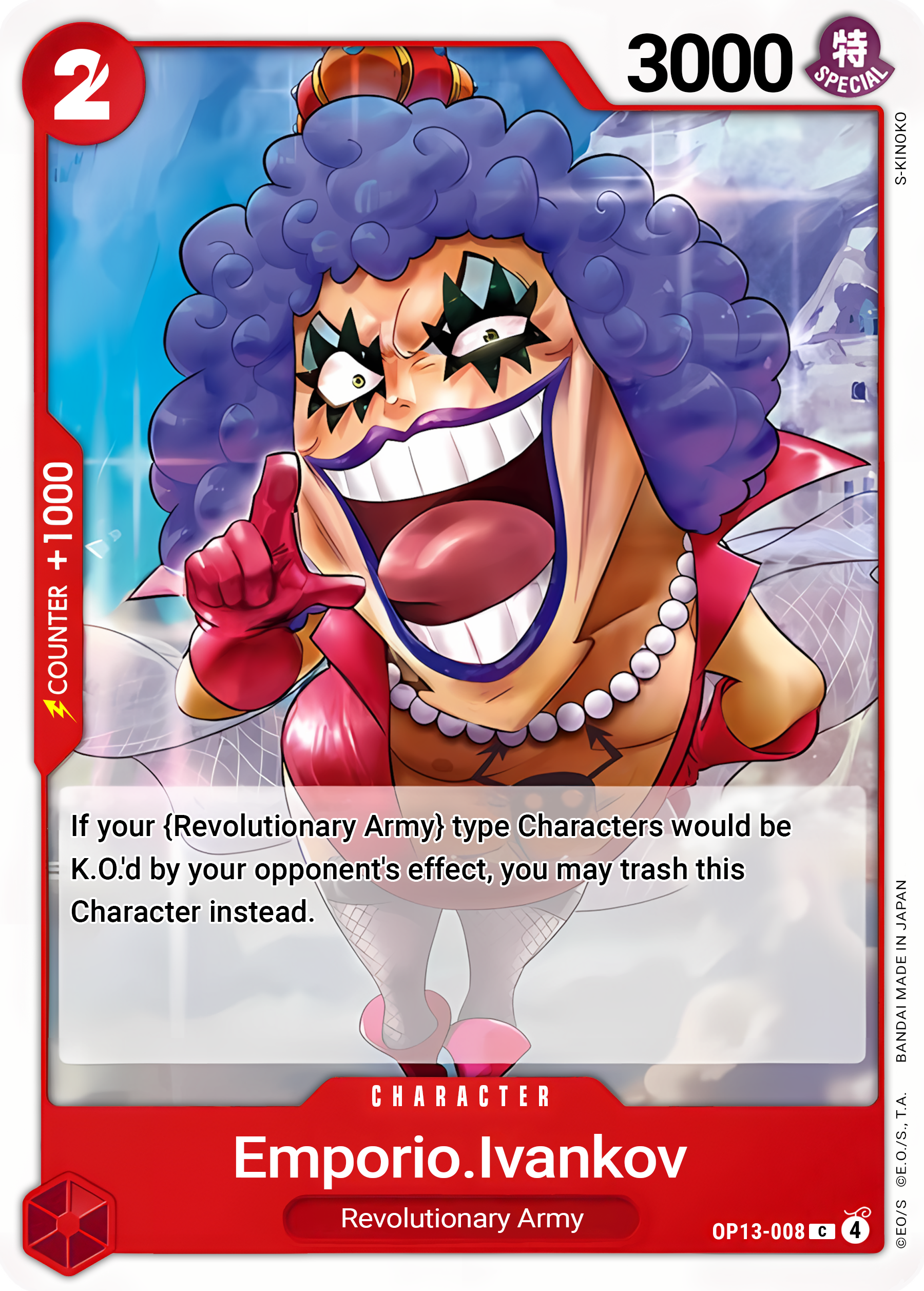 Emporio.Ivankov - One Piece TCG Card