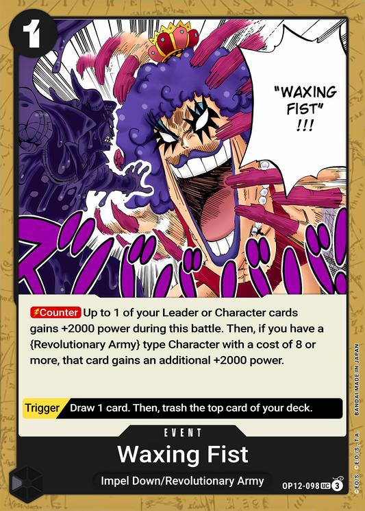 Hair Removal Fist - One Piece TCG Card