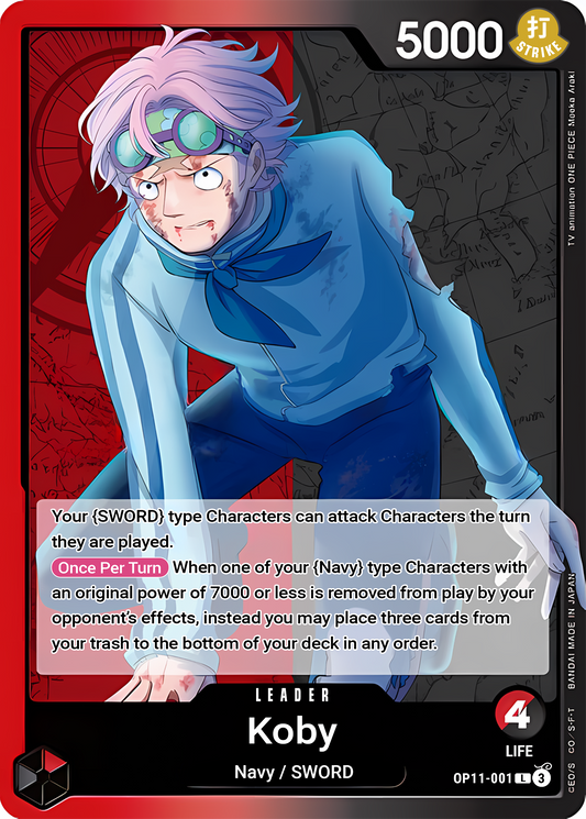 Koby (001) - One Piece TCG Card