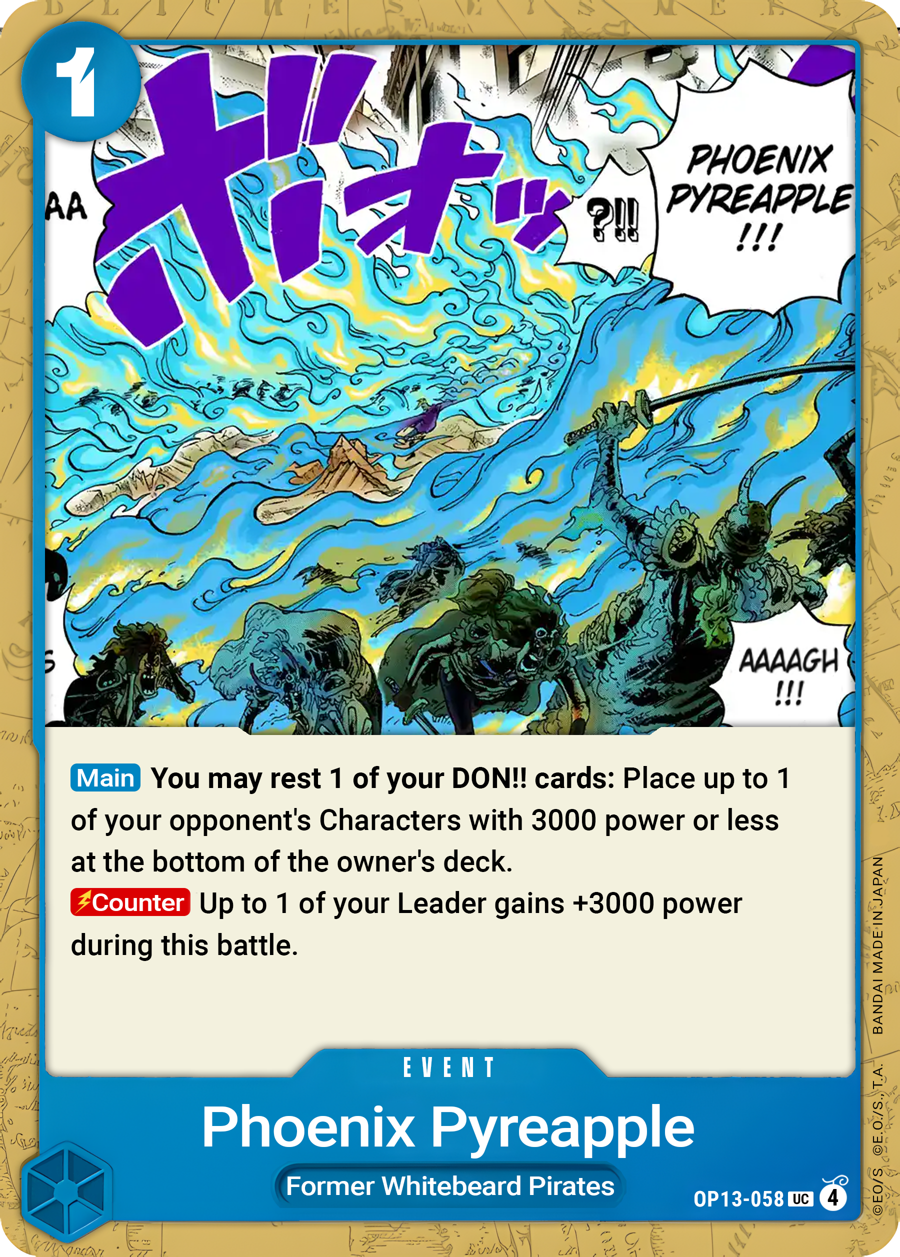 Phoenix Pyreapple - One Piece TCG Card