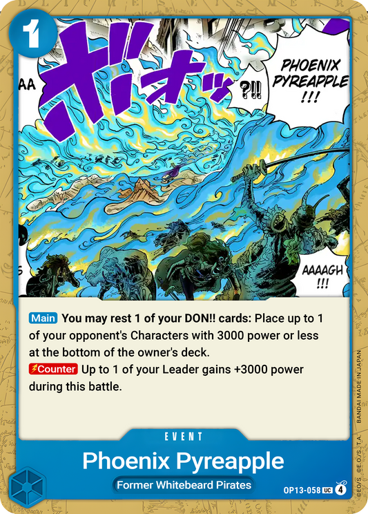 Phoenix Pyreapple - One Piece TCG Card