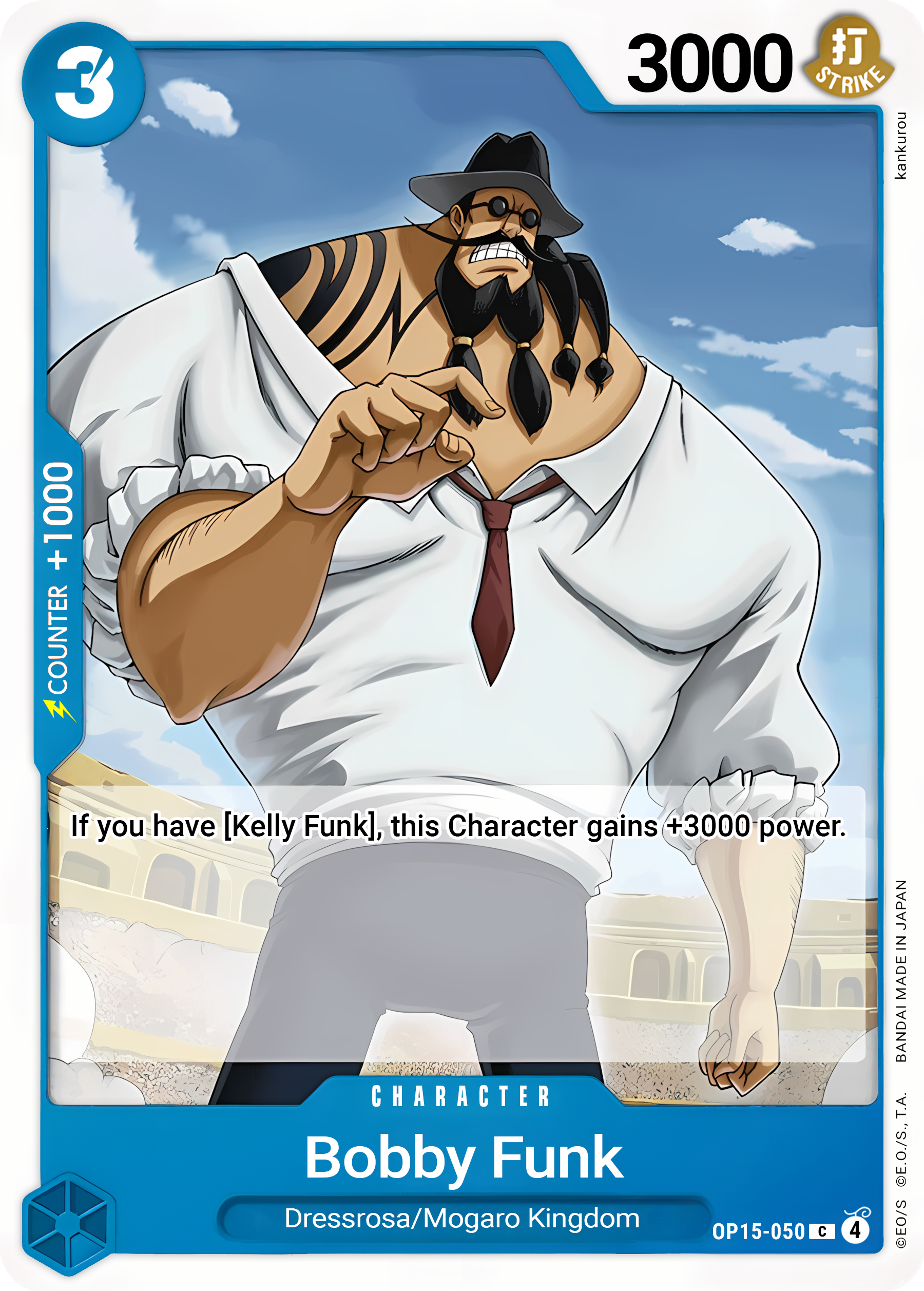 Bobby Funk - One Piece TCG Card