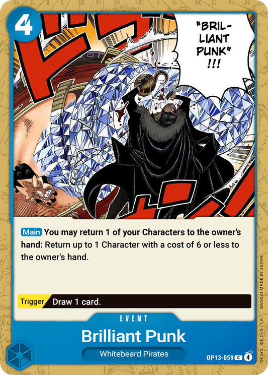 Brilliant Punk - One Piece TCG Card