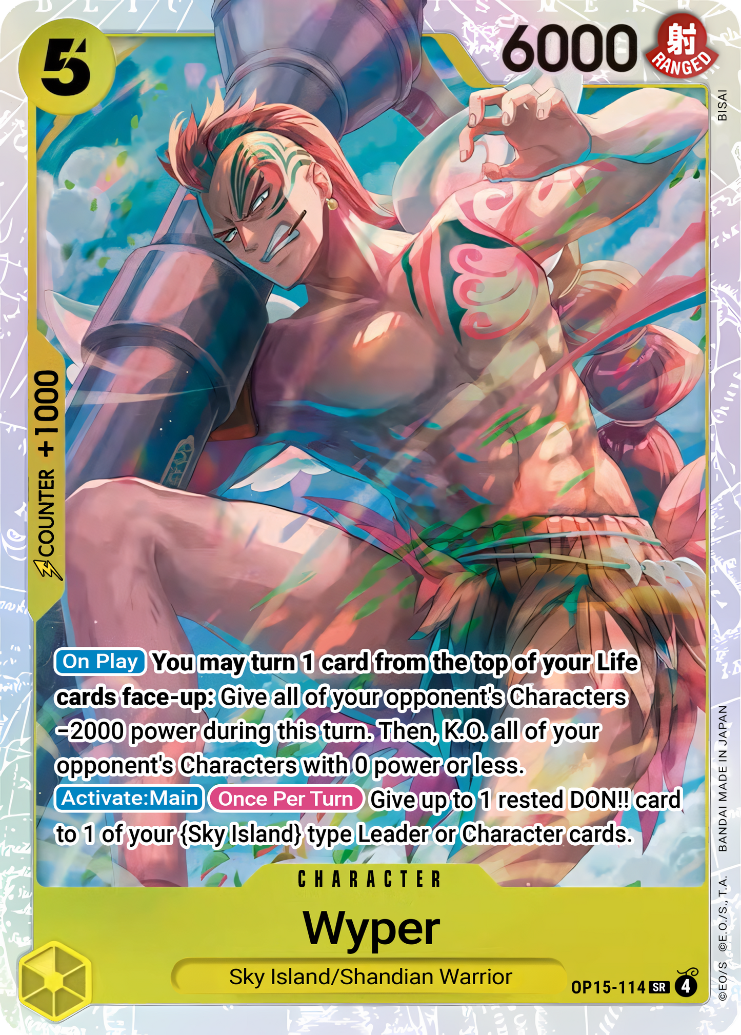 Wyper (Alternate Art) (Foil) - One Piece TCG Card