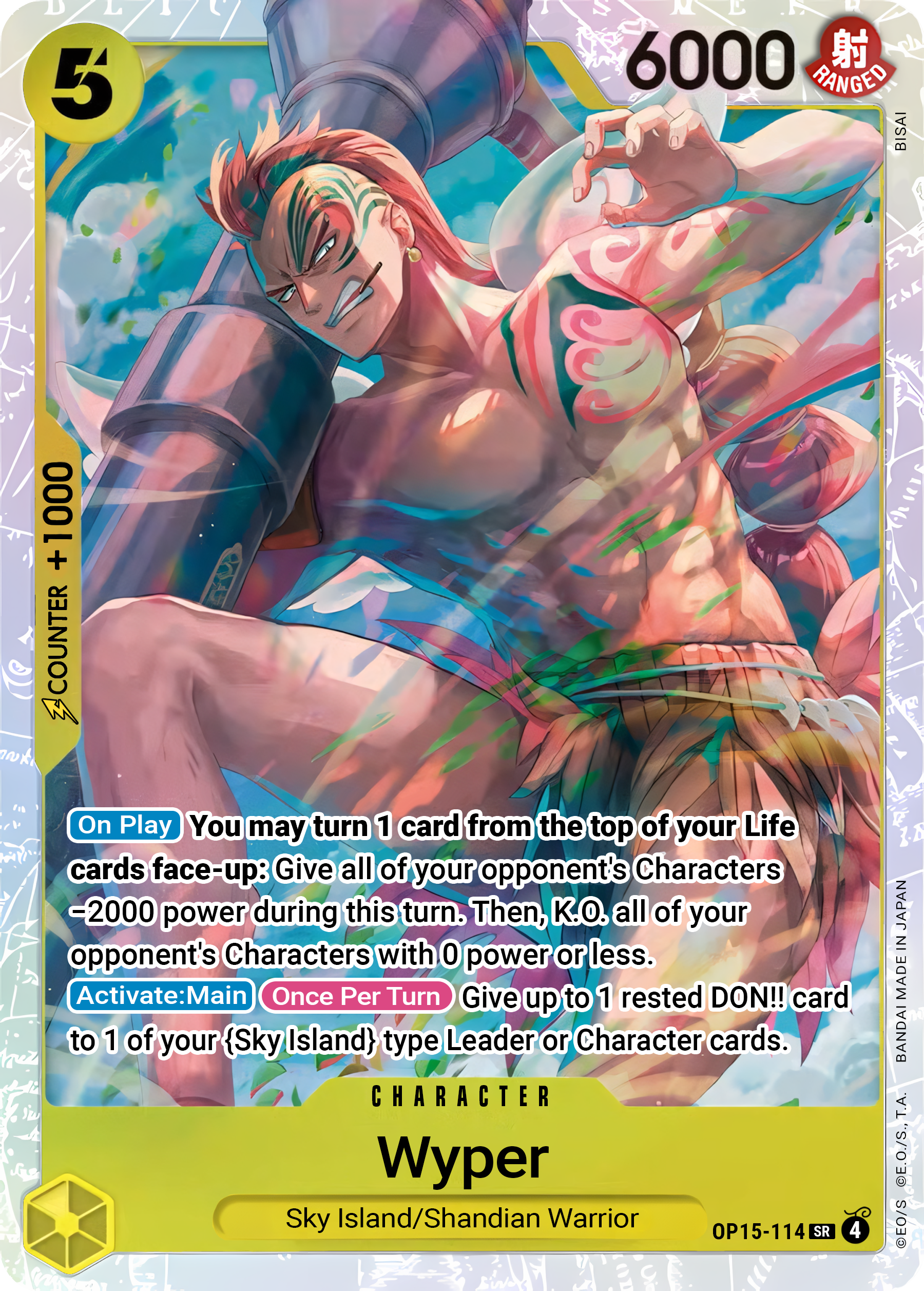 Wyper (Alternate Art) (Foil) - One Piece TCG Card