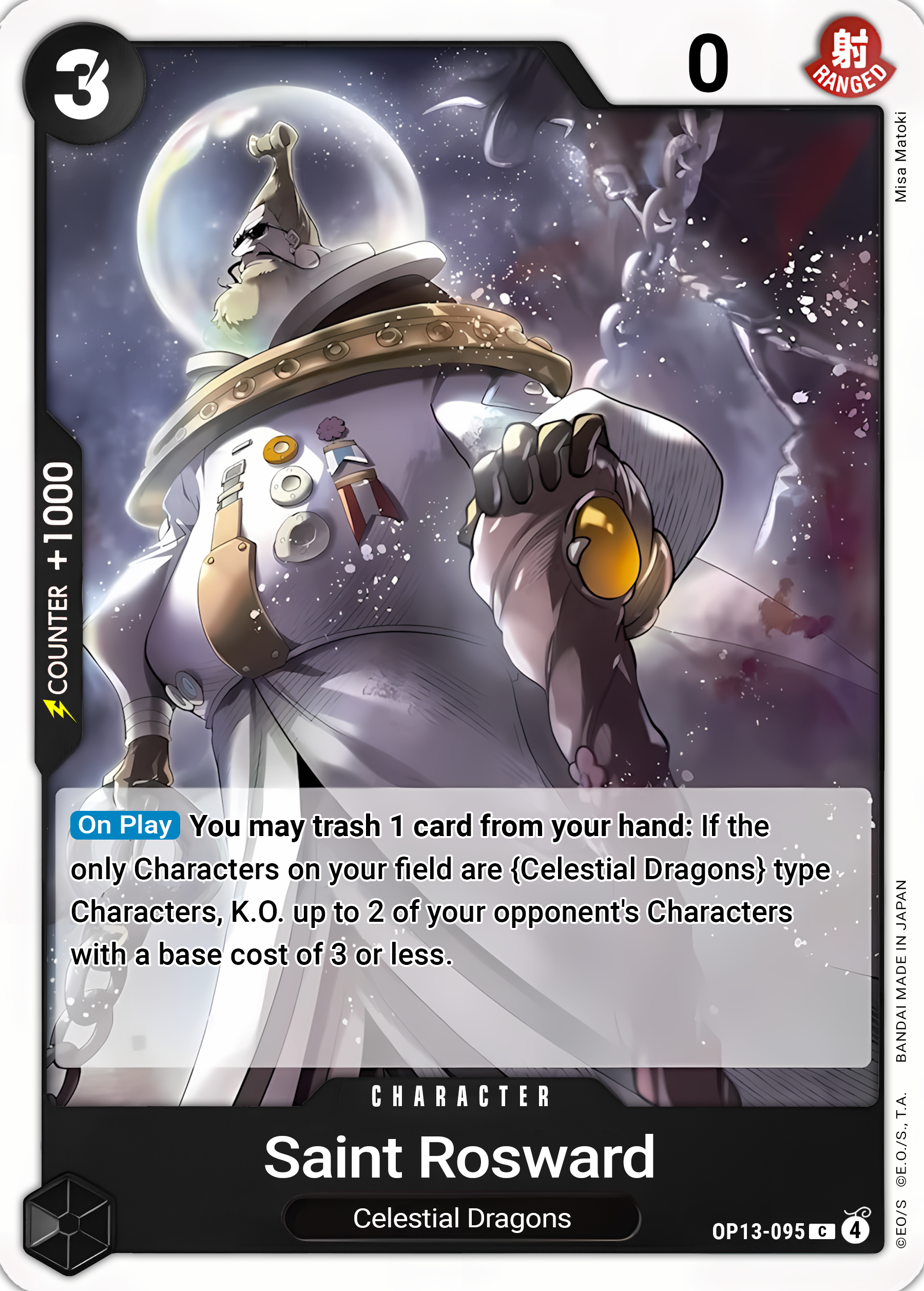 Saint Rosward - One Piece TCG Card