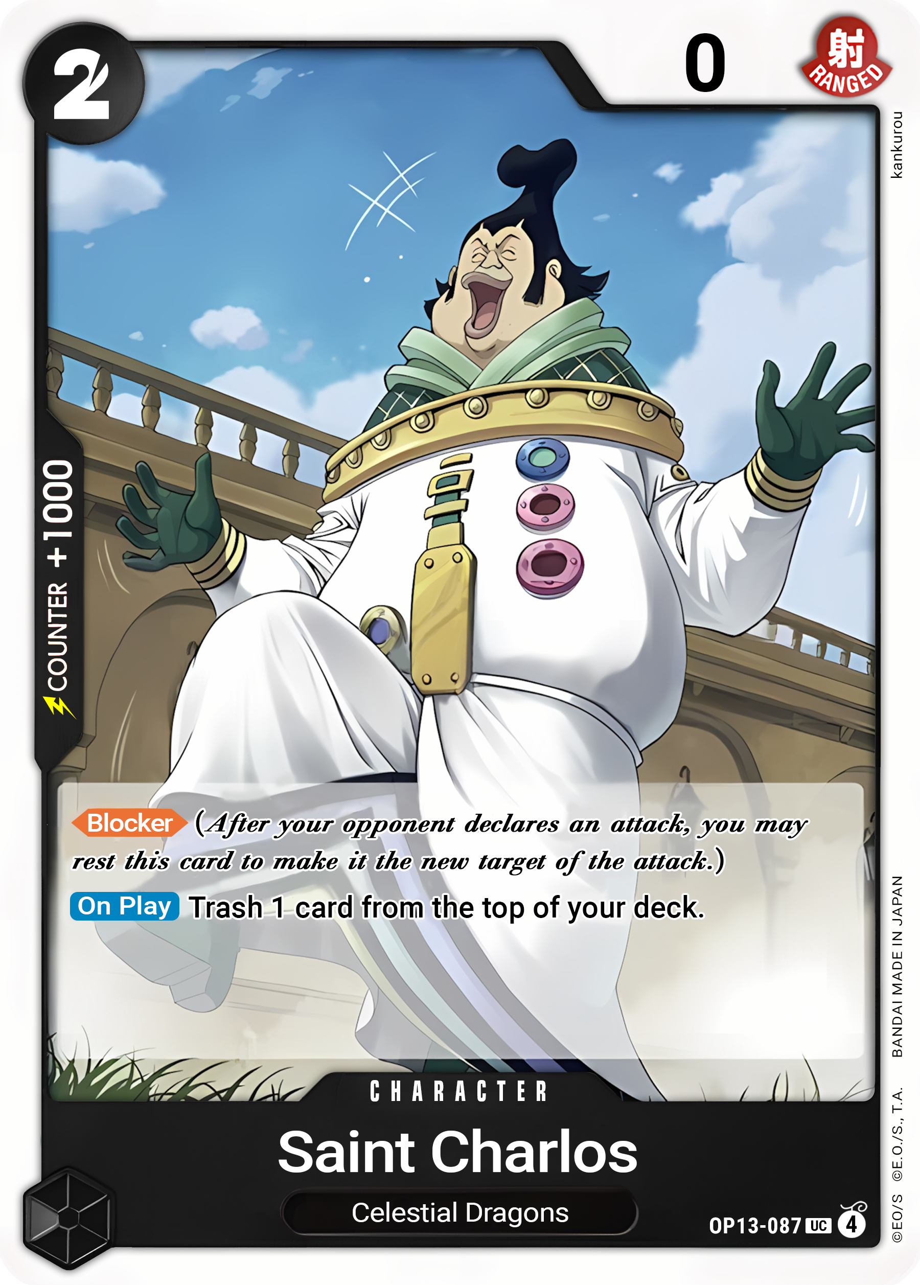 Saint Charlos - One Piece TCG Card