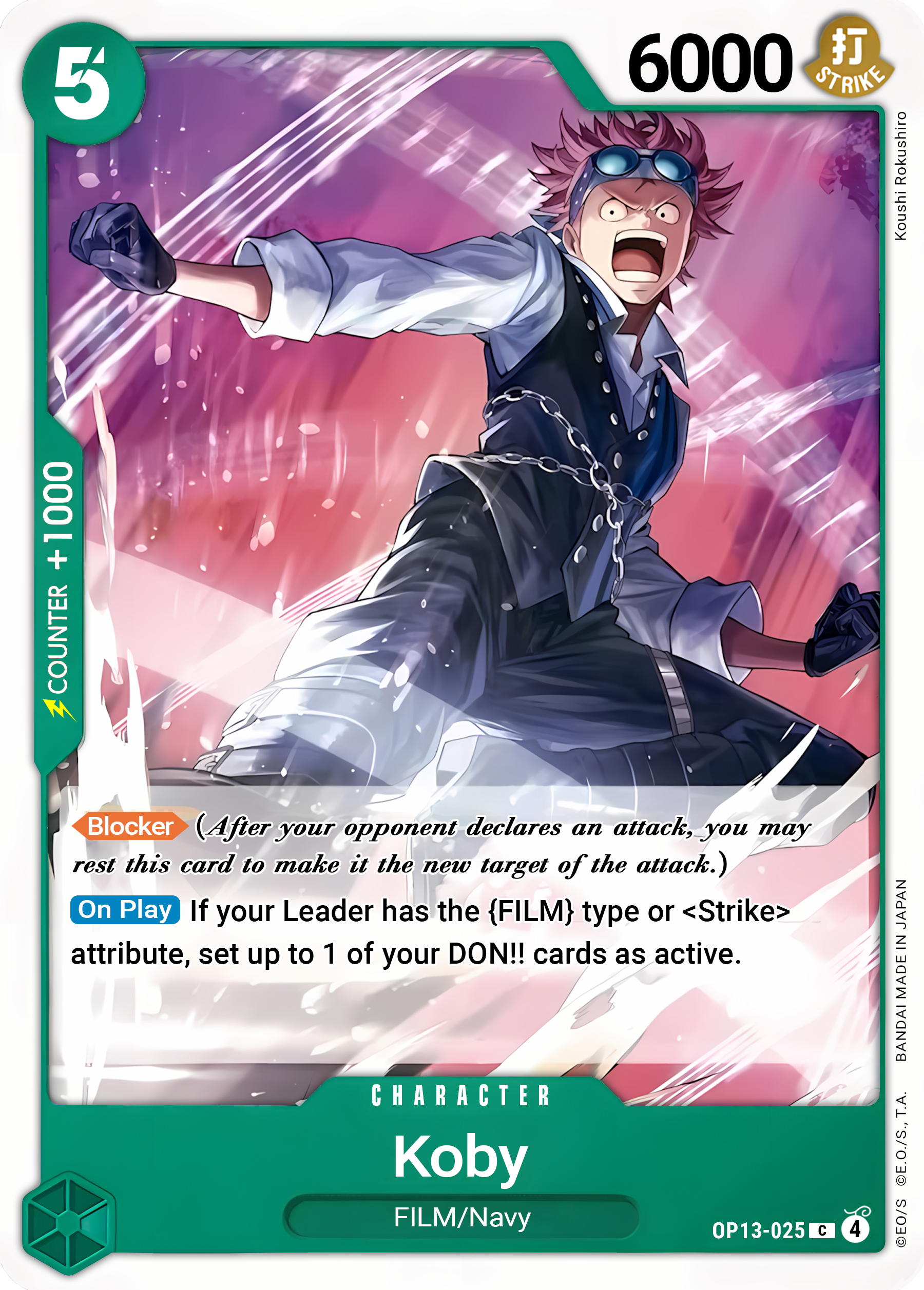 Koby - One Piece TCG Card