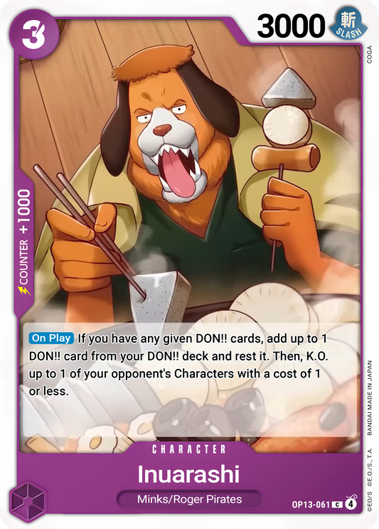 Inuarashi - One Piece TCG Card