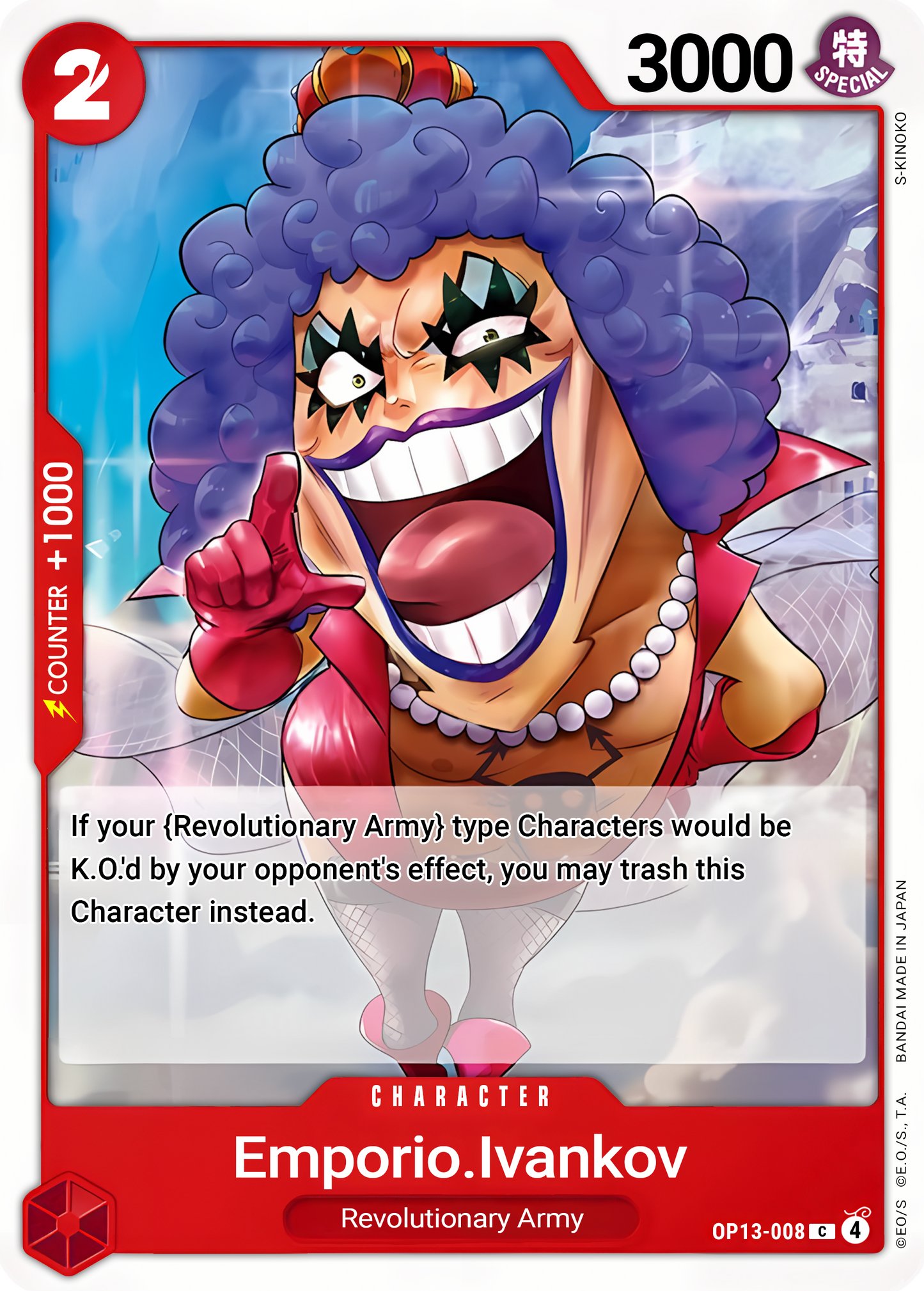 Emporio.Ivankov - One Piece TCG Card
