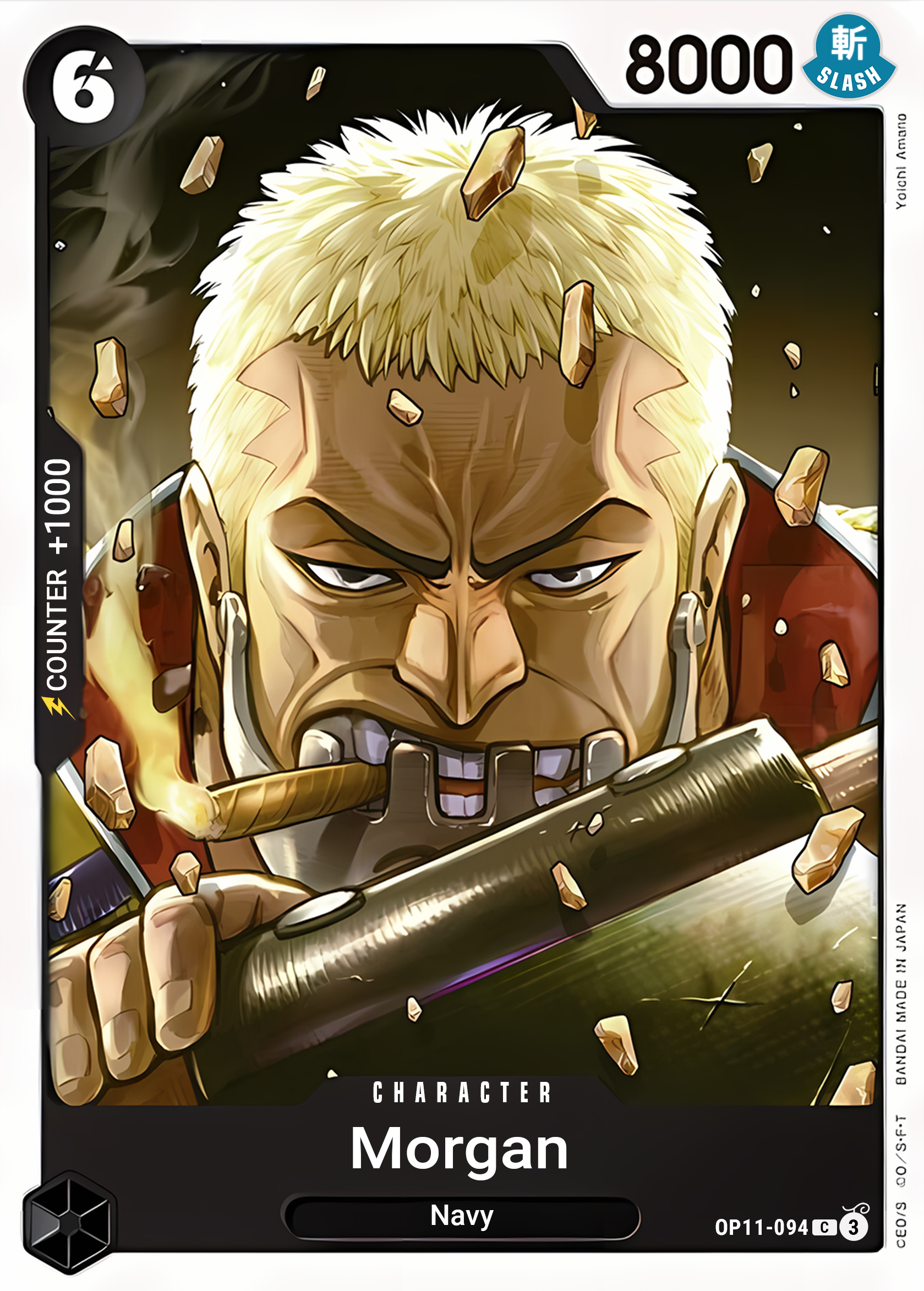Morgan - One Piece TCG Card
