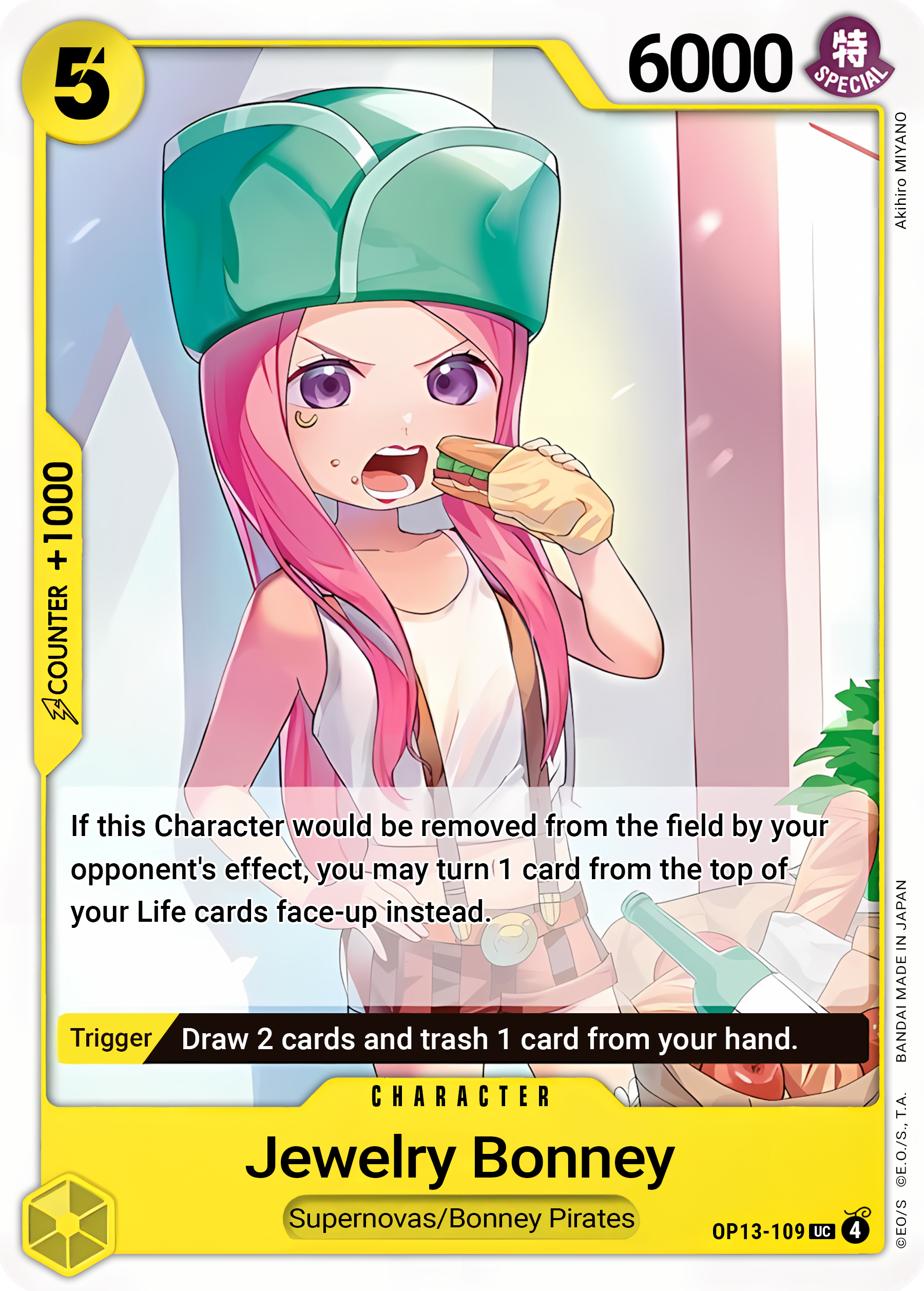 Jewelry Bonney (109) - One Piece TCG Card