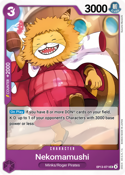Nekomamushi - One Piece TCG Card