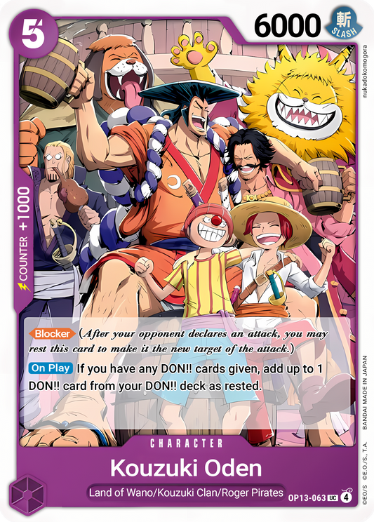 Kouzuki Oden - One Piece TCG Card