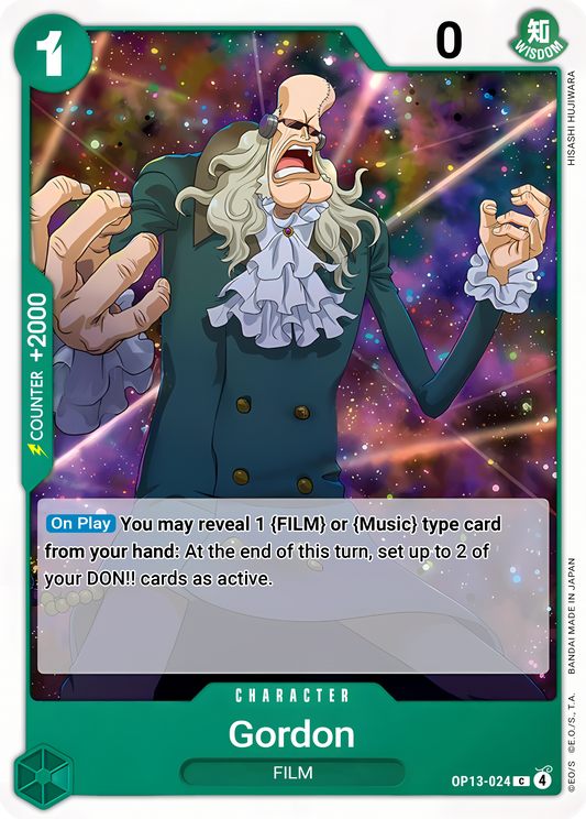 Gordon - One Piece TCG Card