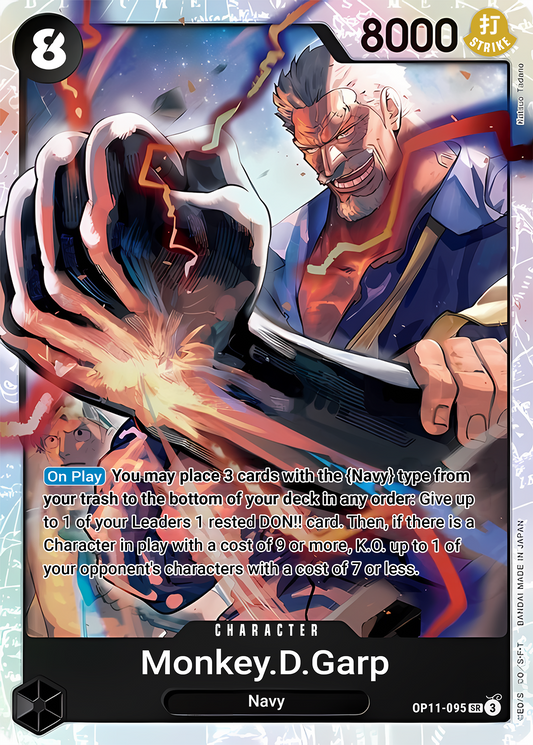 Monkey.D.Garp (Foil) - One Piece TCG Card
