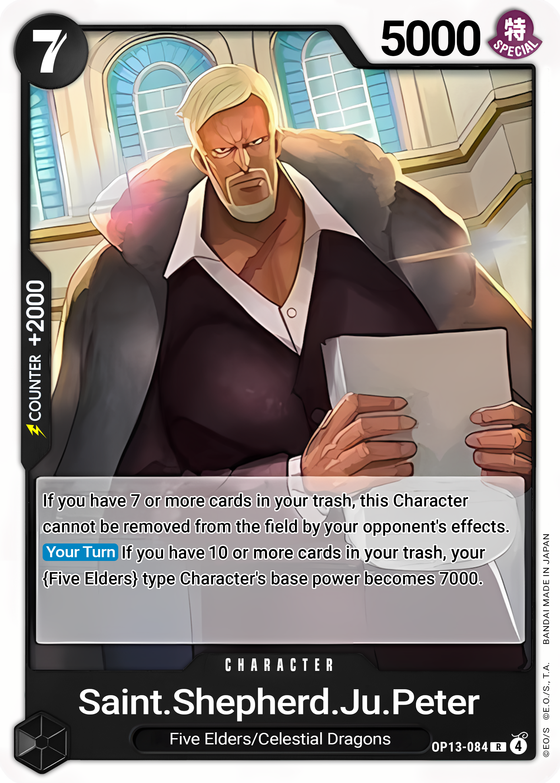 St. Shepherd Ju Peter (Alternate Art) (Foil) - One Piece TCG Card