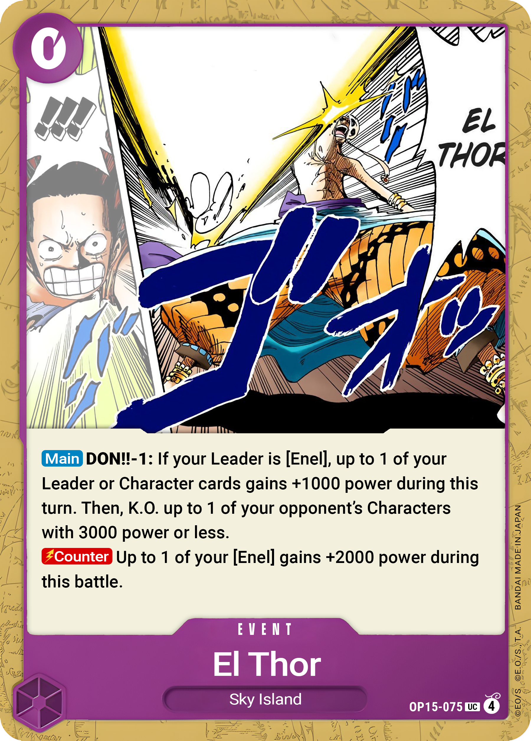 El Thor - One Piece TCG Card