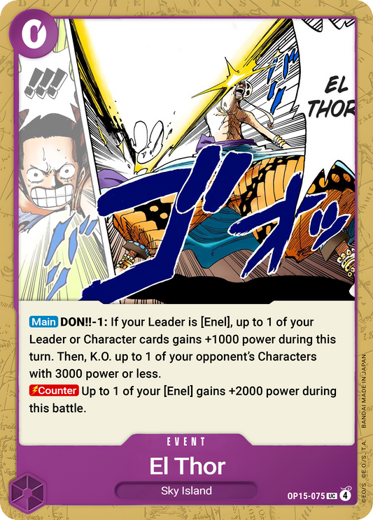 El Thor - One Piece TCG Card