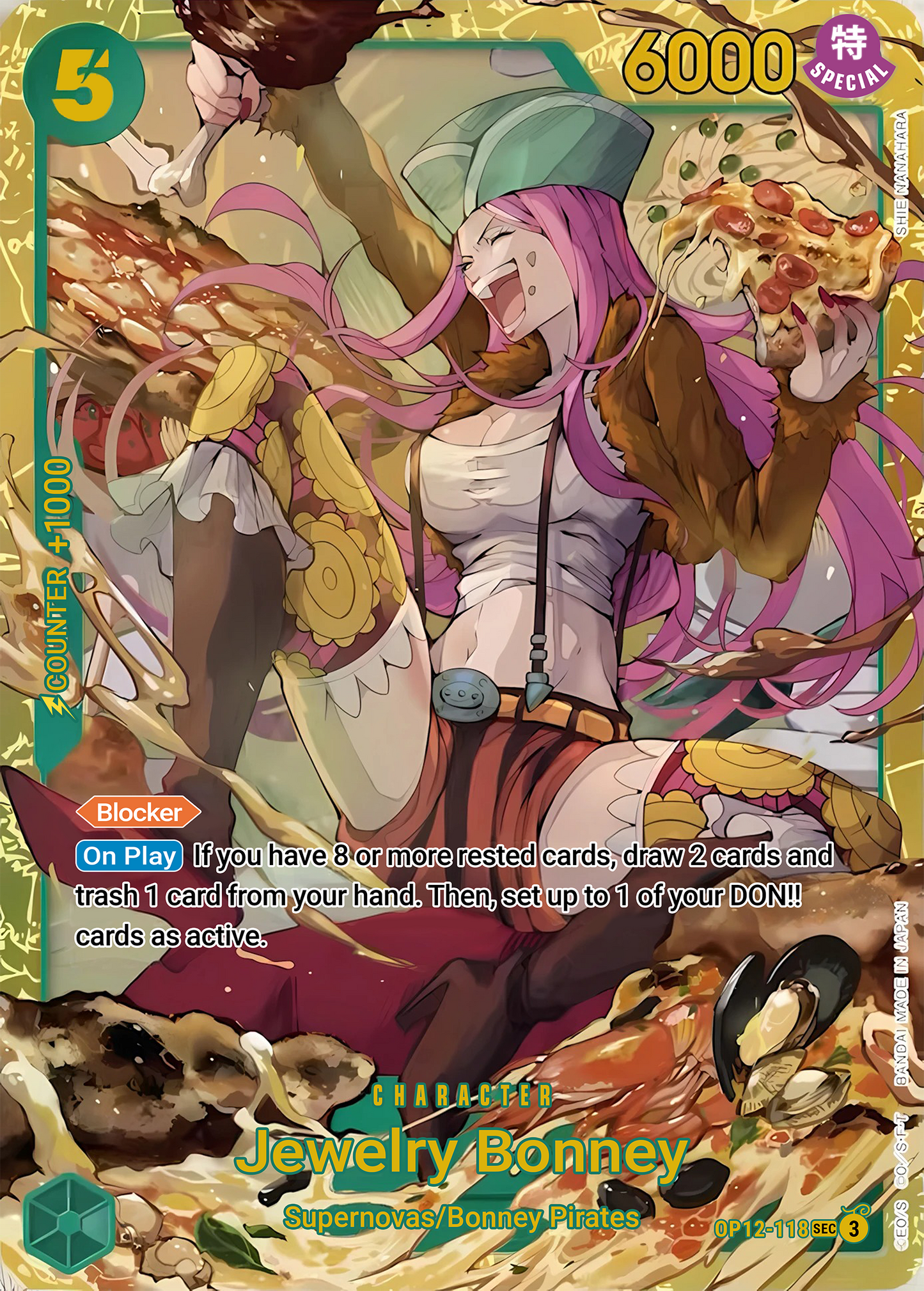 Jewelry Bonney (118) (Manga) (Foil) - One Piece TCG Card