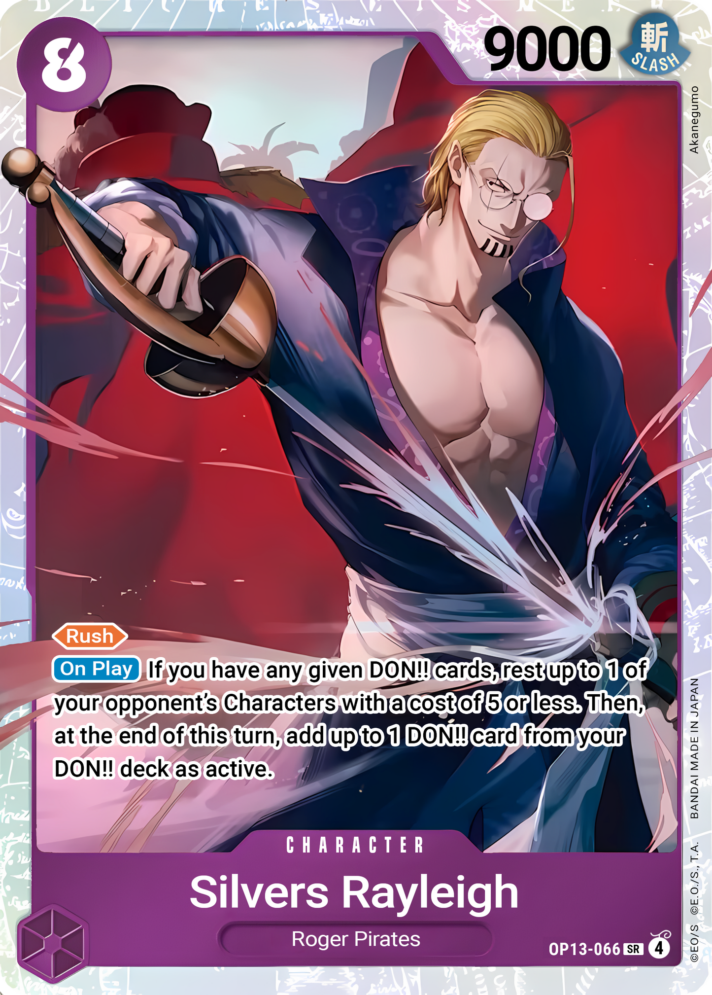 Silvers Rayleigh (Foil) - One Piece TCG Card