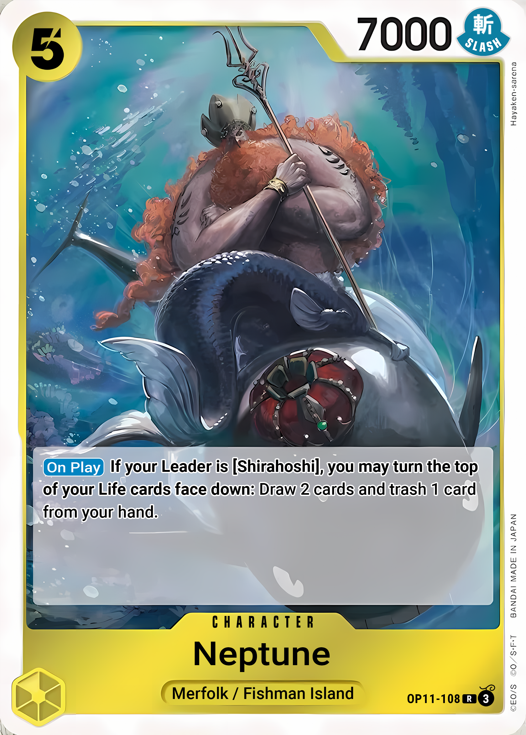 Neptune (Foil) - One Piece TCG Card