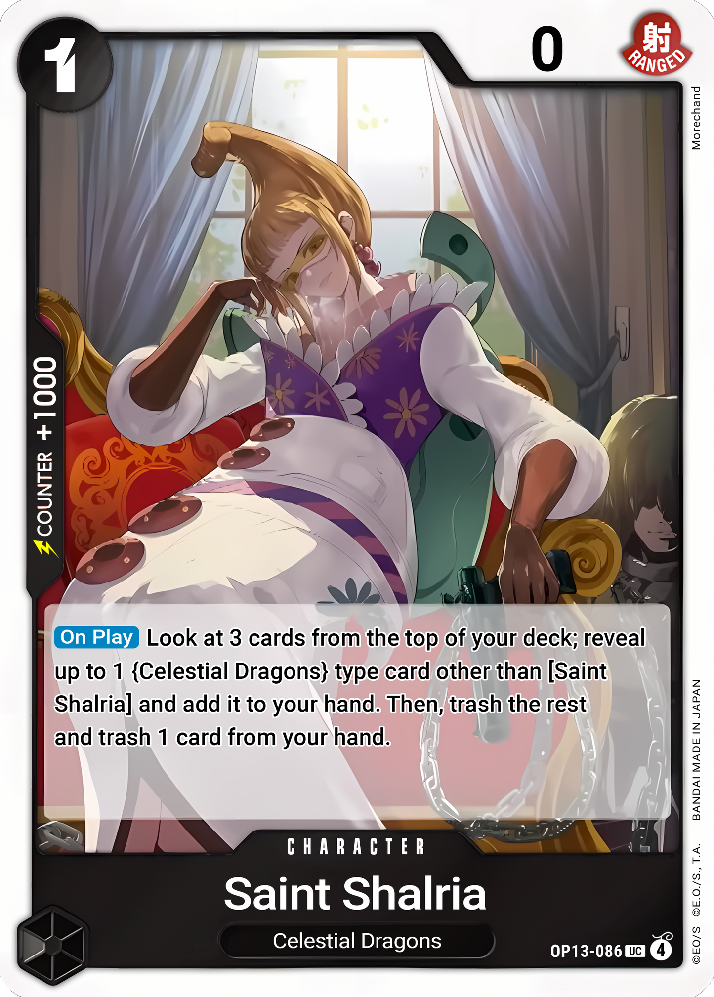 Saint Shalria - One Piece TCG Card