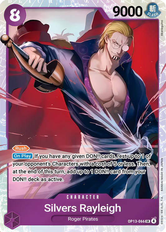 Silvers Rayleigh (Alternate Art) (Foil) - One Piece TCG Card