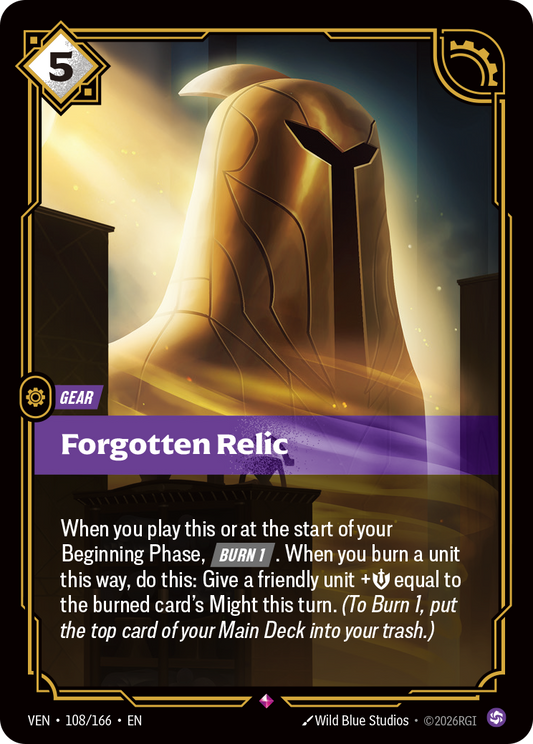Forgotten Relic (Foil) - Riftbound Vendetta