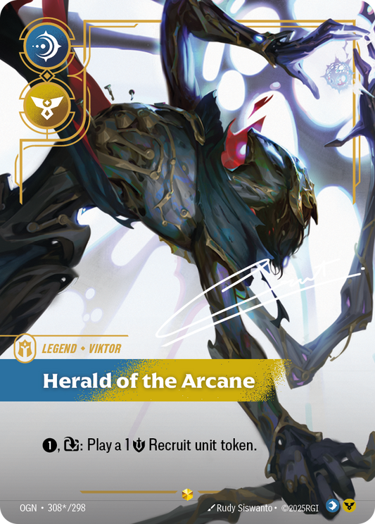 Viktor - Herald of the Arcane (Signature) - Riftbound TCG Card