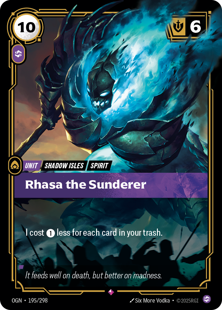 Rhasa the Sunderer - Riftbound TCG Card