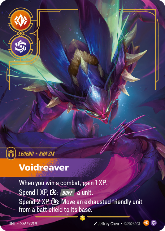 Kha'Zix - Voidreaver (Signature) - Riftbound TCG Card