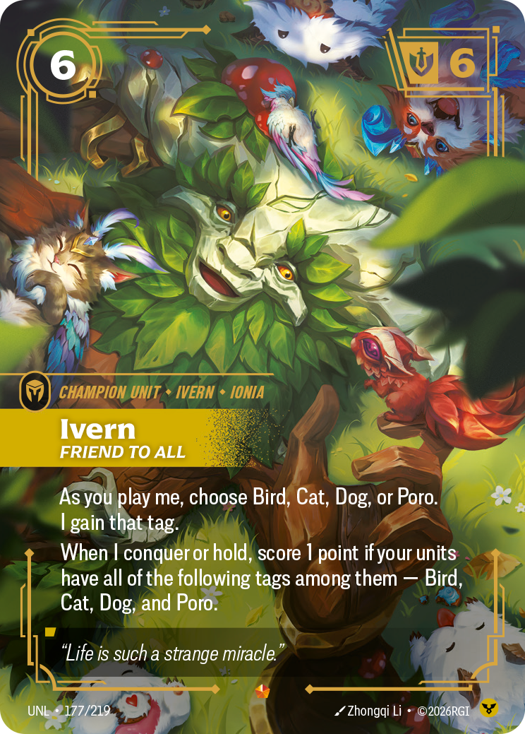 Ivern - Friend to All - Riftbound TCG Card